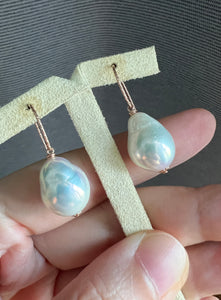 Ivory Pearls 14KRGF Earrings