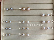 Load image into Gallery viewer, [18K Solid Gold] Japanese Akoya, Golden South Sea Pearl Earring Studs