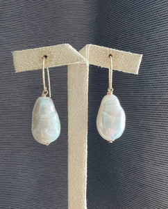 Ivory Large Pearls 14KGF Earrings