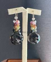 Load image into Gallery viewer, Rare Smoky Topaz, Tourmaline 14KGF Earrings