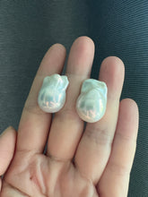 Load image into Gallery viewer, #4: Ivory Baroque Pearl Statement Earring Studs
