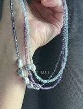 Load image into Gallery viewer, Dainty Gemstone and Pearl Necklaces