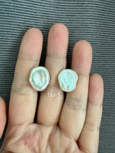 Load image into Gallery viewer, Large Ivory Keshi Pearl Studs
