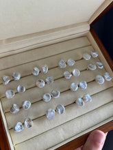 Load image into Gallery viewer, GLOW: Classic Ivory Freshwater Keshi Pearl 925 Earring Studs