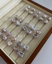 Load image into Gallery viewer, Rare Pink Keshi Pearl Studs 925 Silver
