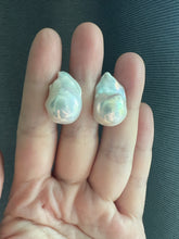 Load image into Gallery viewer, #6: Ivory Baroque Pearl Statement Earring Studs
