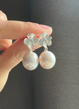 Load image into Gallery viewer, Rare Large Ivory Edison Pearl Earrings