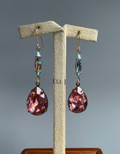 Load image into Gallery viewer, Vintage Glass &amp; Swarovski 14KGF Earrings