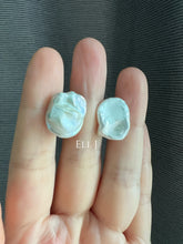 Load image into Gallery viewer, Large Ivory Keshi Pearl Earring Studs