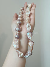 Load image into Gallery viewer, [RARE] Sunset Skies: Large Baroque Pearls, Peach, Purple, Pink Necklace