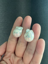 Load image into Gallery viewer, #8: Ivory Baroque Pearl Statement Earring Studs
