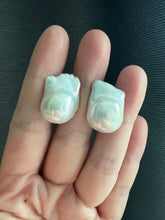 Load image into Gallery viewer, #7: Ivory Baroque Pearl Statement Earring Studs