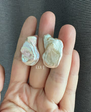 Load image into Gallery viewer, [VERY RARE] XL Keshi Pearl (Natural Pink-Peach Color) Earring Studs