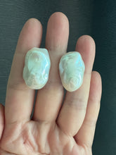 Load image into Gallery viewer, #1: Ivory Baroque Pearl Statement Earring Studs
