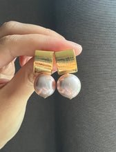 Load image into Gallery viewer, Rare Large Deep Pink Edison Pearl Earrings