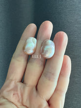 Load image into Gallery viewer, #3: Top Purple-Pink-Golden Freshwater Baroque Pearl Earring Studs