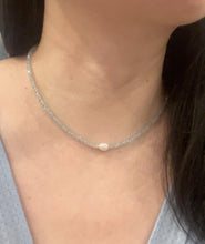 Load image into Gallery viewer, Dainty Gemstone and Pearl Necklaces