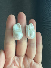 Load image into Gallery viewer, #3: Ivory Baroque Pearl Statement Earring Studs