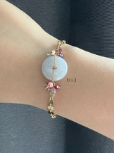 Load image into Gallery viewer, Type A Burmese Lavender Jadeite, Gemstones 14KGF Bracelet