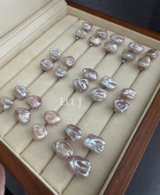 Load image into Gallery viewer, Rare Pink Keshi Pearl Studs 925 Silver