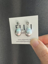Load image into Gallery viewer, Silver Pearls Knot Earrings