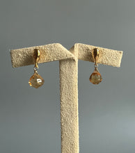 Load image into Gallery viewer, Citrine Teardrop Earring Studs