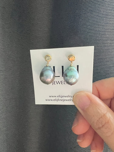 Silver Pearls Minimalist Earring Studs