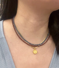 Load image into Gallery viewer, Dainty Gemstone Necklaces (Pink Opal, Amethyst, Garnet, Citrine, Sapphire)