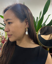 Load image into Gallery viewer, Great Gatsby: Art Deco Jade Earrings