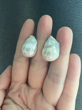 Load image into Gallery viewer, #6: Ivory Baroque Pearl Statement Earring Studs