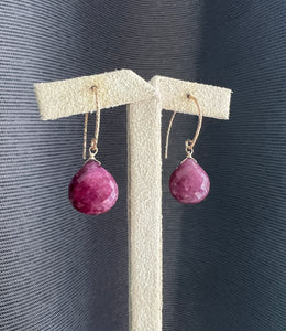 Ruby 14kGF Earrings