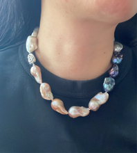 Load image into Gallery viewer, [ONE-OF-A-KIND] “Singles Party”: Multi-Color Freshwater Pearl Baroque Pearl Necklace