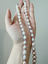 Load image into Gallery viewer, Silk: Freshwater Pink, Purple, Champagne, Ivory Pearl Necklace