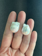Load image into Gallery viewer, #8: Ivory Baroque Pearl Statement Earring Studs