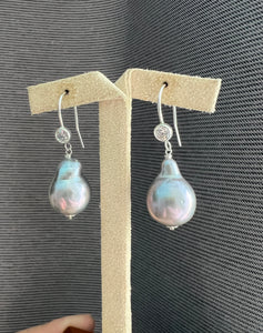 Silver Pearls Sterling Silver Earrings