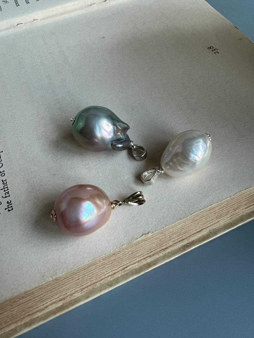 Baroque Pearl Pendants