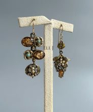 Load image into Gallery viewer, Vintage Jewels, Resin 14kGF Earrings