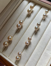 Load image into Gallery viewer, [18K SOLID GOLD] Golden South Sea &amp; Golden Akoya Pearl Earring Studs