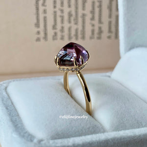 Ametrine Sugarloaf 18k Ring