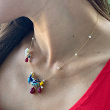 Load image into Gallery viewer, Phoenix Rising- Ruby 14k Gold Filled Necklace
