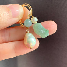 Load image into Gallery viewer, Icy Jade Pixiu &amp; Pearls