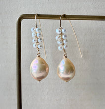 Load image into Gallery viewer, Light Peach Edison Pearls &amp; Cream Baby Pearls 14kGF