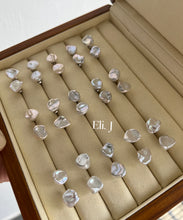 Load image into Gallery viewer, Ivory Keshi Pearl Earring Studs