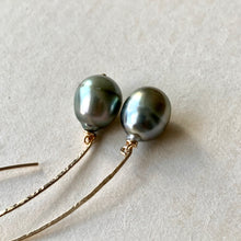 Load image into Gallery viewer, AAA Large Edison Pearls (Hand Forged) 14kGF Earrings