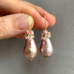 Pink Edison Pearls & Pink Gems