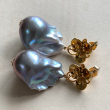 Load image into Gallery viewer, Silver AAA Baroque Pearl Earrings