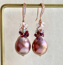Load image into Gallery viewer, Lavender-Pink, Ruby, Rainbow Moonstone, Labradorite on 14k Rose Gold Filled