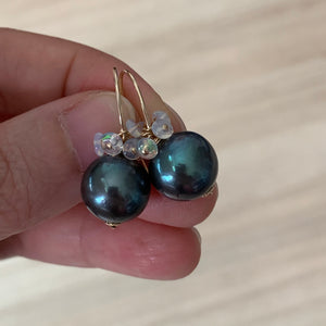 Peacock Pearls & Opal