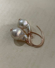 Load image into Gallery viewer, Ivory Rainbow Pearls on 14kRGF