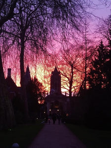 Sunset in Cambridge